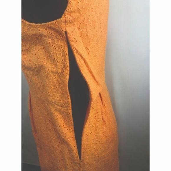 🦋 Tangerine Floral Daisy Dress - Picture 6 of 8